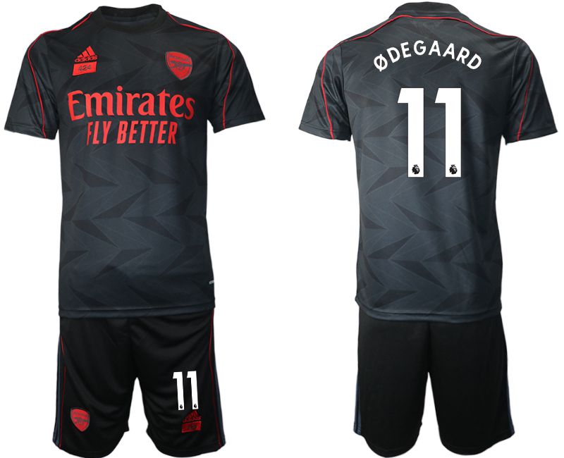Men 2020-2021 Club Arsenal commemorative edition black #11 Adidas Soccer Jersey